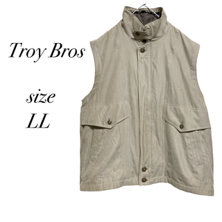 トロイ(TOROY)の【Troy Bros】トロイブロス ベスト 防寒 ワンポイントロゴ 刺繍(ベスト)
