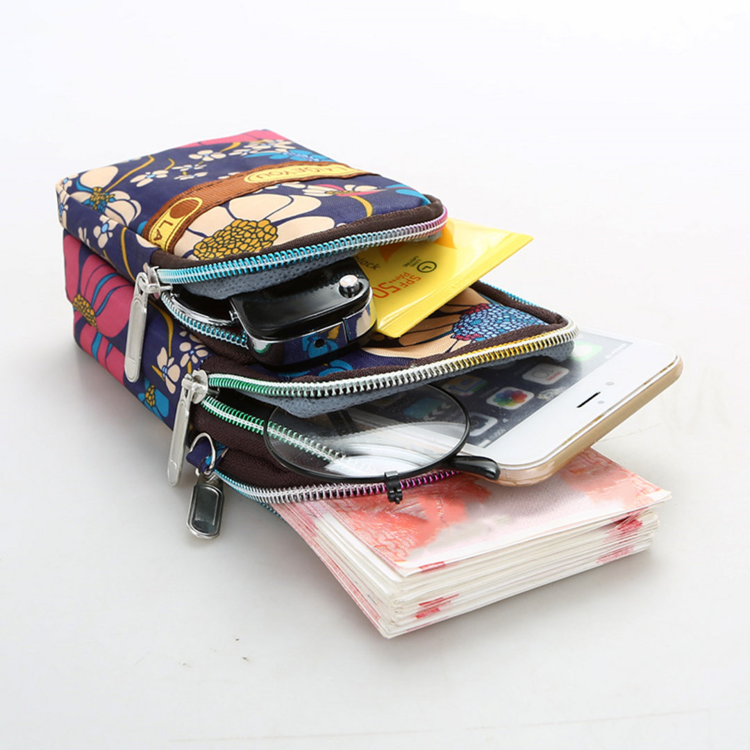 スマホポーチ スマホケース ショルダー 花柄 バッグ コンパクト レディースのバッグ(その他)の商品写真