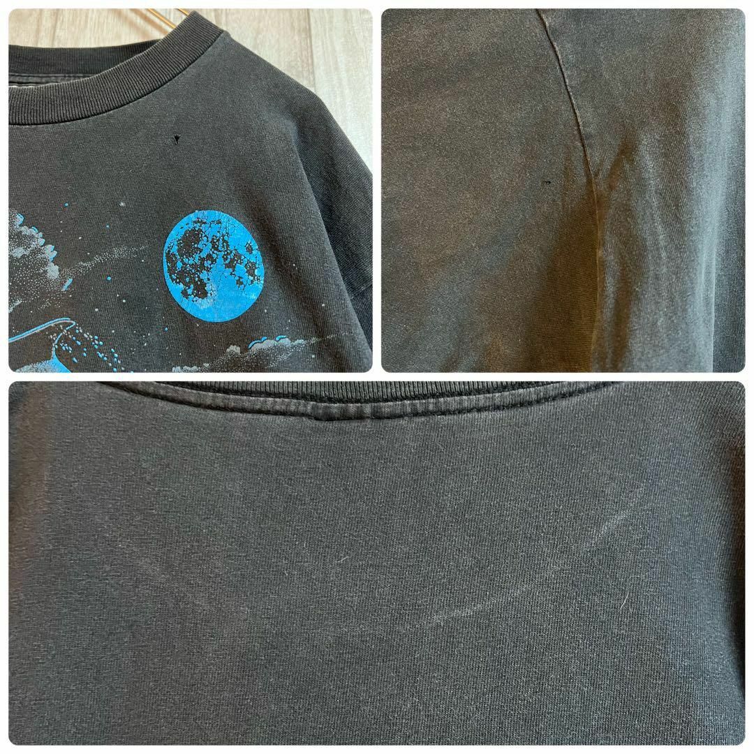タルテックスプリントTシャツ　USA製　ビッグシルエット　ヴィンテージ　古着 メンズのトップス(Tシャツ/カットソー(半袖/袖なし))の商品写真