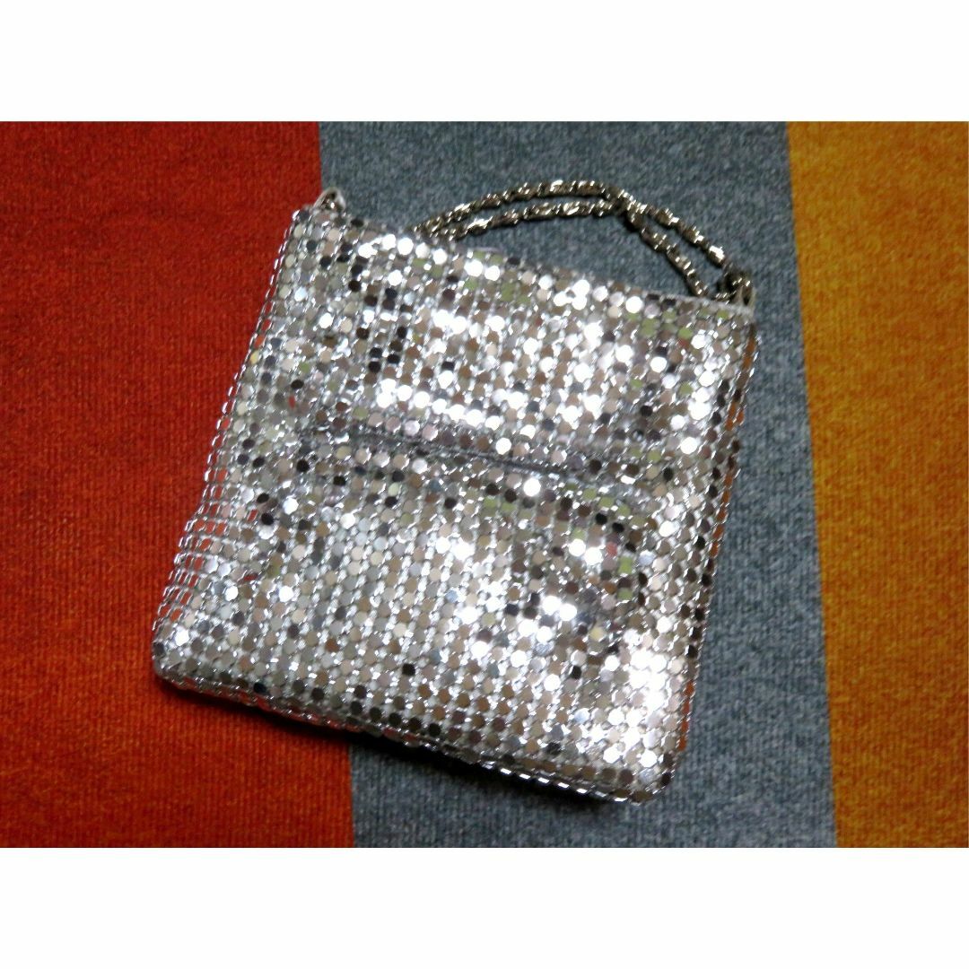 未使用◆3way メタル ミニバッグ◆バッグ フォーマル レディースのバッグ(ショルダーバッグ)の商品写真