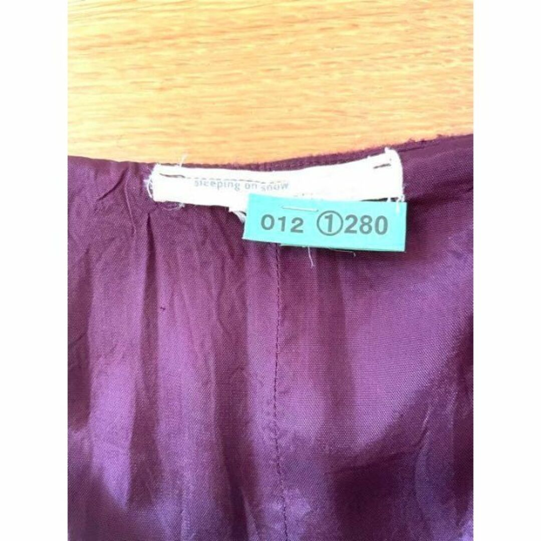 匿名配送ロンドンガール❗️【アメリカ】超美品タイトスカート紫裏地付ウール100高品質