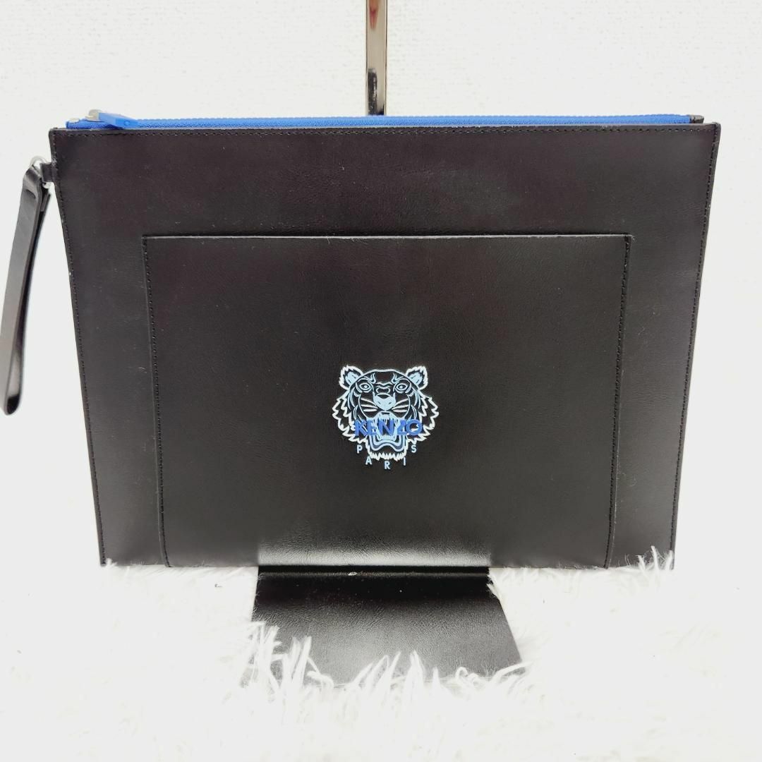 KENZO - 美品☆KENZO 虎 クラッチバッグ セカンドバッグ レザー