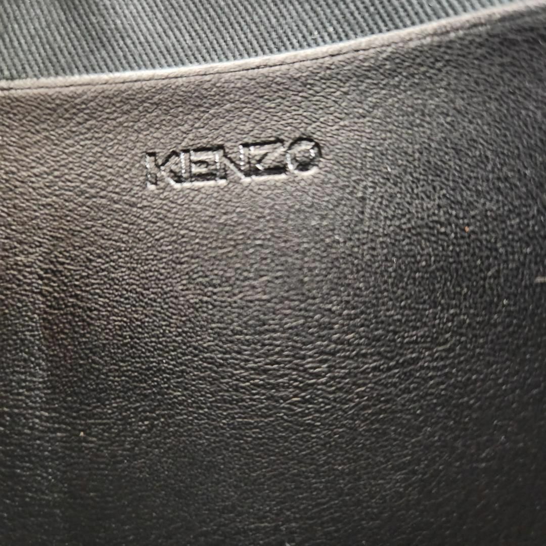 KENZO - 美品☆KENZO 虎 クラッチバッグ セカンドバッグ レザー