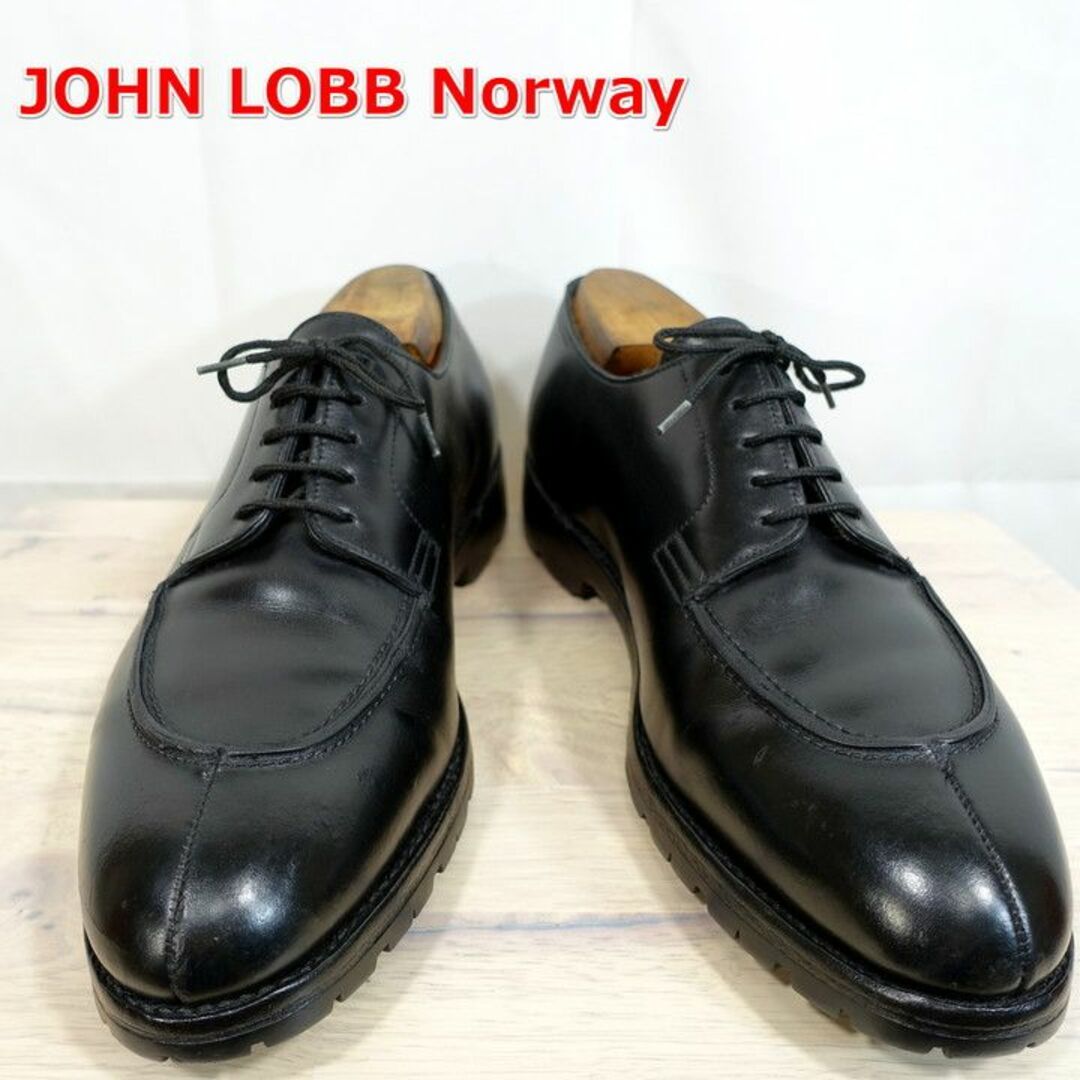 【美品】ジョンロブ　Ｕチップダービーシューズ　Norway　John Lobb8JP