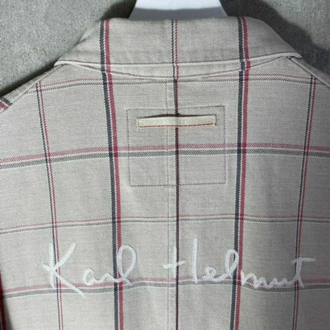 KARL HELMUT CHECK ZIPPER JACKETメンズ