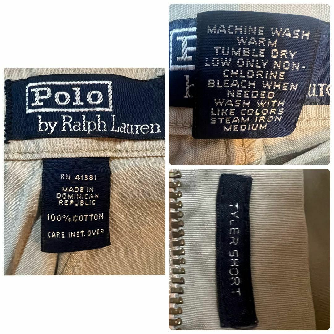 POLO RALPH LAUREN(ポロラルフローレン)のポロラルフローレンチノパン　ハーフパンツ　ショート丈　ベージュ　ヴィンテージ メンズのパンツ(チノパン)の商品写真