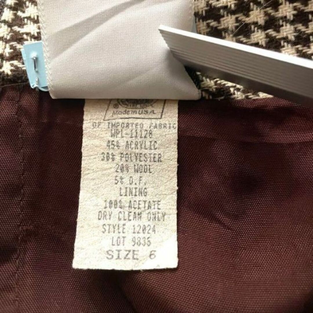 ロンドンガール❗️アメリカ古着超美品裏地付ミニタイトスカート ロンドンガール❗️アメリカ古着超美品裏地付ミニタイトスカート
