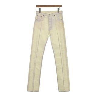 Maison Margiela メゾンマルジェラ デニムパンツ 38(S位) 白 【古着】【中古】(デニム/ジーンズ)