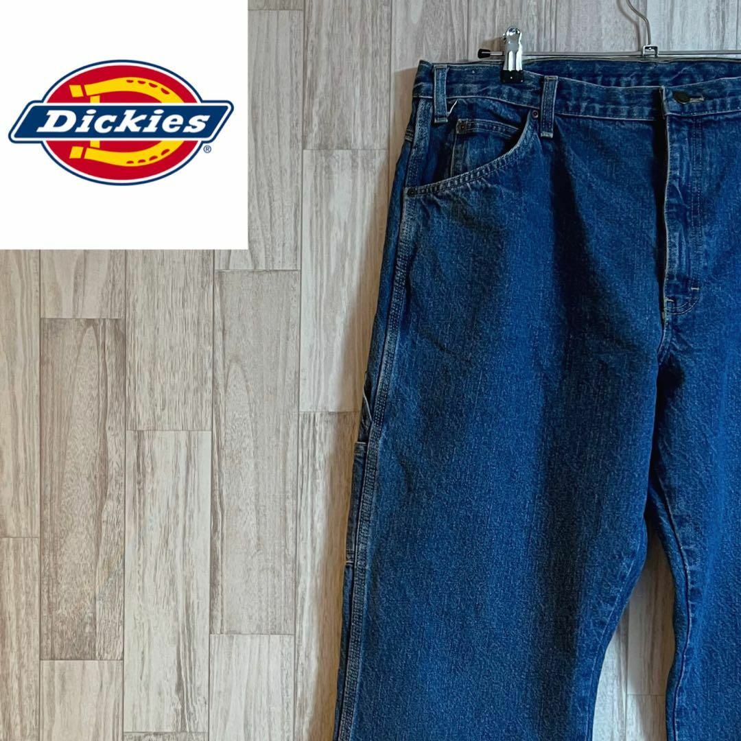 Dickies(ディッキーズ)のディッキーズペインターデニムパンツ　ジーンズ　40×32 ヴィンテージ メンズのパンツ(デニム/ジーンズ)の商品写真