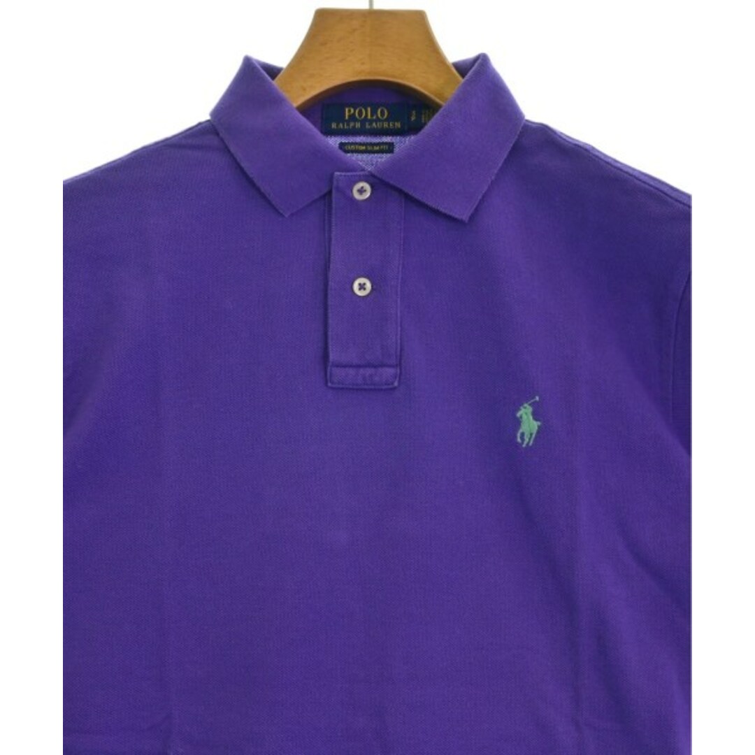 POLO RALPH LAUREN(ポロラルフローレン)のPolo Ralph Lauren ポロラルフローレン ポロシャツ S 紫 【古着】【中古】 メンズのトップス(ポロシャツ)の商品写真