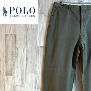 ポロラルフローレン(POLO RALPH LAUREN)のポロラルフローレンチノパンツ　38 濃グレー　ヴィンテージ(チノパン)