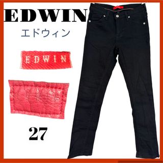 エドウィン(EDWIN)のEDWIN レディース 黒スキ二ー ストレート(スキニーパンツ)