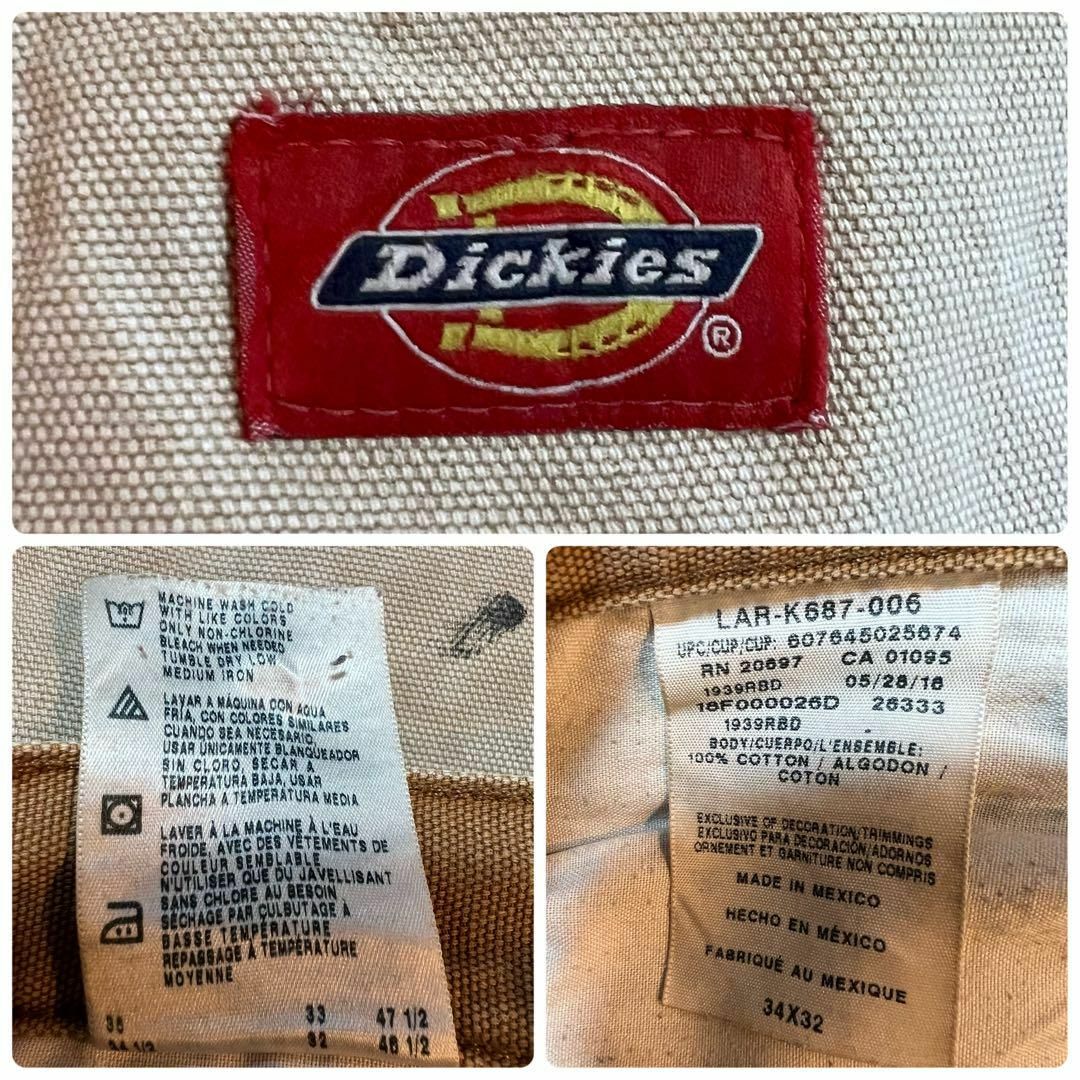 Dickies(ディッキーズ)のディッキーズワークペインターパンツ　メキシコ製　34×32 ヴィンテージベージュ メンズのパンツ(ワークパンツ/カーゴパンツ)の商品写真