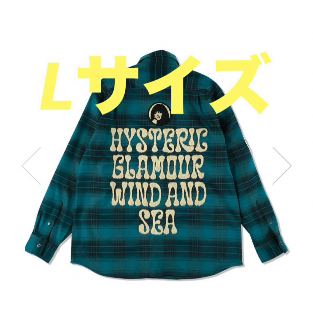 WIND AND SEA HYSTERIC GLAMOUR CheckShirtシャツ