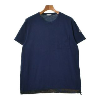 モンクレール(MONCLER)のMONCLER モンクレール Tシャツ・カットソー XL 紺 【古着】【中古】(Tシャツ/カットソー(半袖/袖なし))