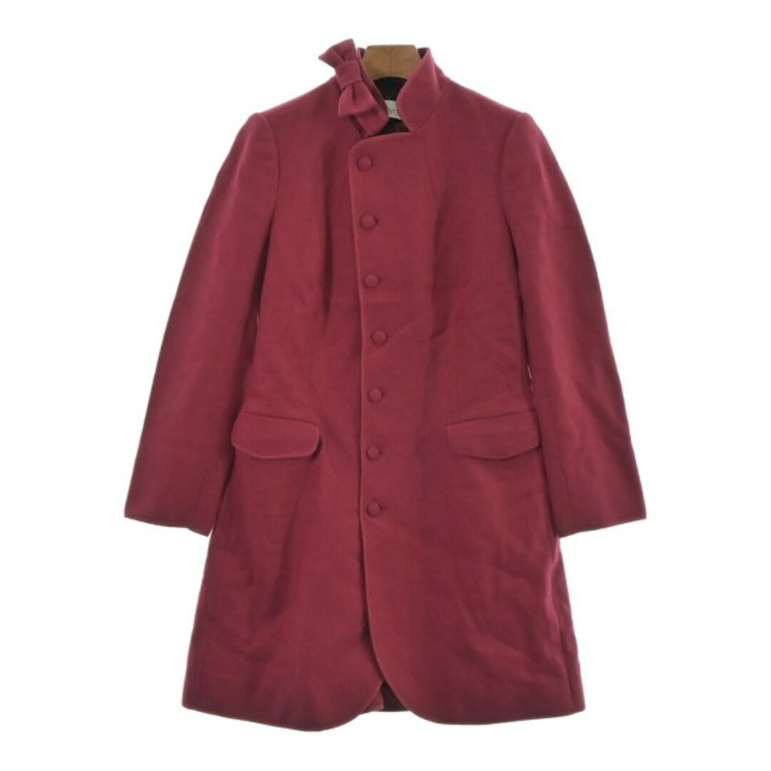 RED VALENTINO(レッドヴァレンティノ)のRED VALENTINO コート（その他） -(M位) 赤 【古着】【中古】 レディースのジャケット/アウター(その他)の商品写真