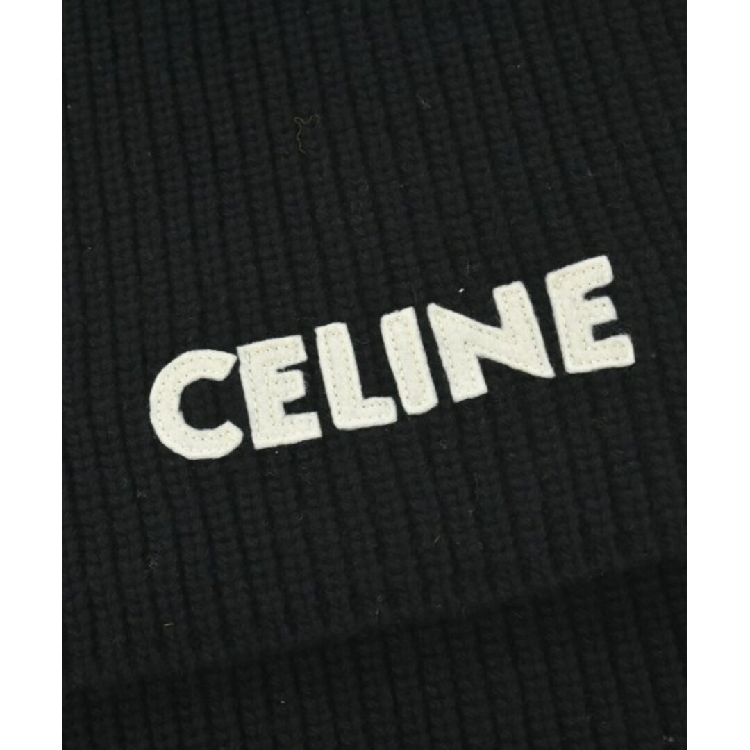 celine(セリーヌ)のCELINE セリーヌ マフラー - 黒 【古着】【中古】 メンズのファッション小物(マフラー)の商品写真