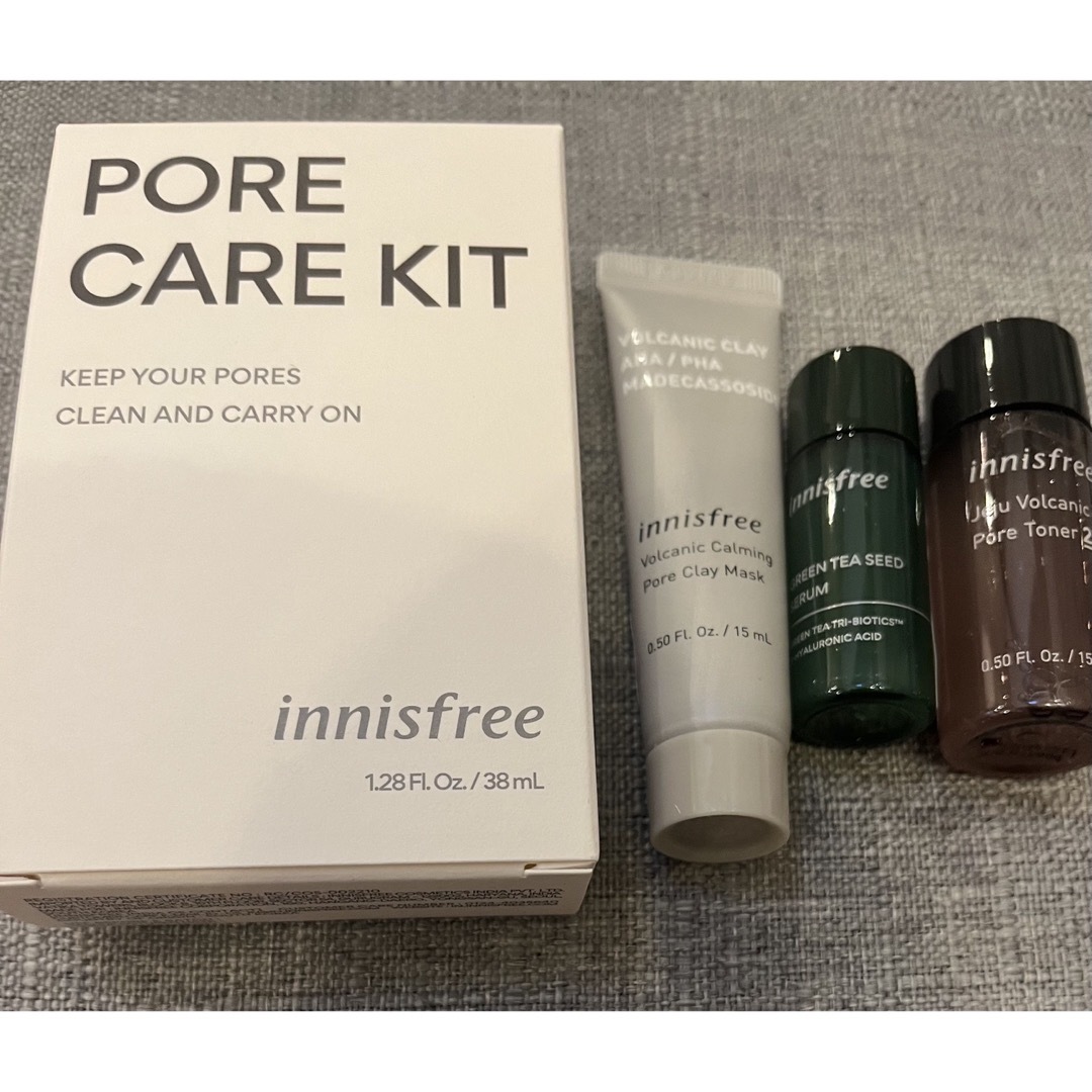 Innisfree(イニスフリー)のイニエスフリー　ポアケア　キット　新品 コスメ/美容のキット/セット(サンプル/トライアルキット)の商品写真