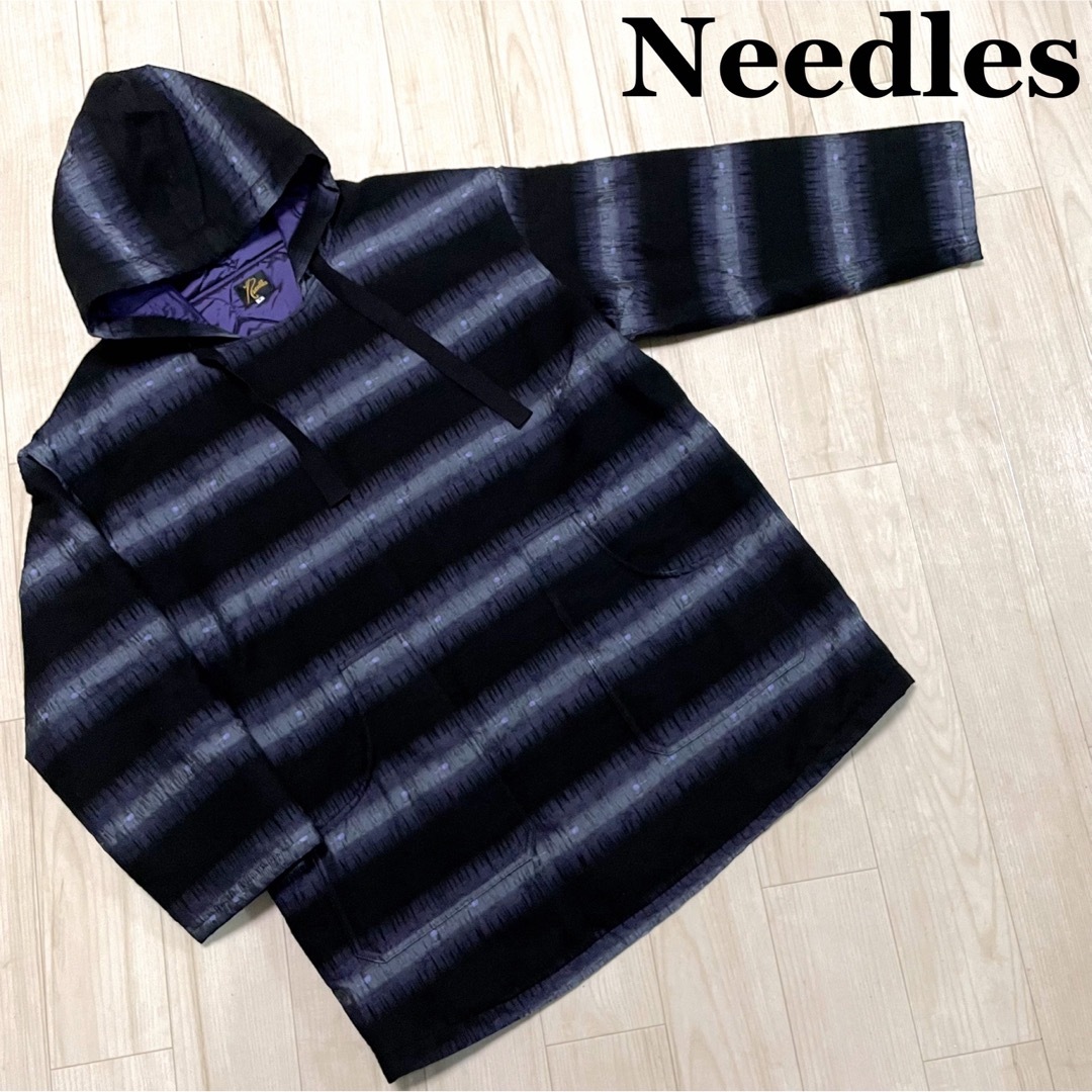 Needles(ニードルス)のNeedles ニードルス 中綿 アノラック パーカー ブラック XL相当 人気 メンズのジャケット/アウター(その他)の商品写真