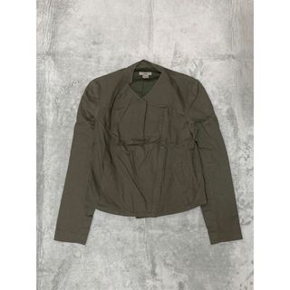 HELMUT LANG - HELMUT LANG ヘルムート ラング ノーカラー ライダース ジャケット