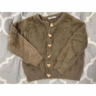 ザラ(ZARA)のzara ハートビジューカーディガン(カーディガン)