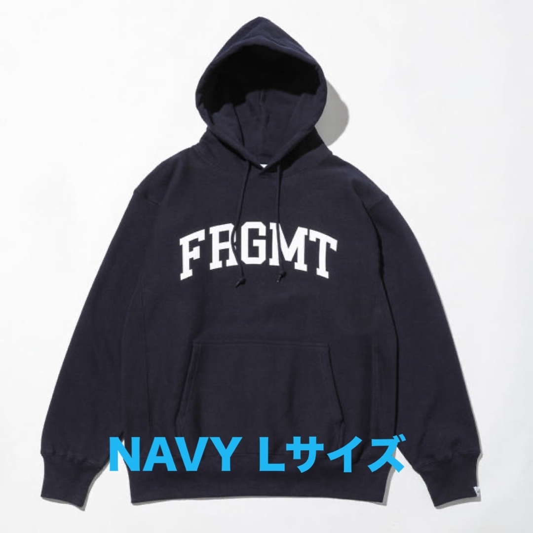 FRAGMENT UNIVERSITY SWEAT HOODIE M navyFighte - パーカー