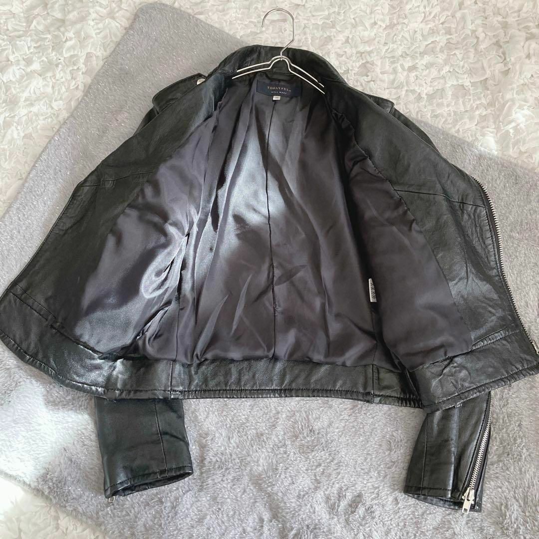 TODAYFUL - 【TODAYFUL 】定番 ラムレザー ライダースジャケット 38の