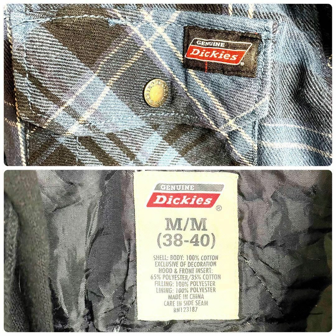 Dickies(ディッキーズ)のディッキーズ Dickies ドッキングフーディジャケット チェック柄 M メンズのジャケット/アウター(ブルゾン)の商品写真