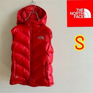 ノースフェイス(THE NORTH FACE) ダウンジャケット(レッド/赤色系)の