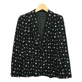 ザラ(ZARA)のザラ ZARA テーラードジャケット スター柄    レディース XS(テーラードジャケット)