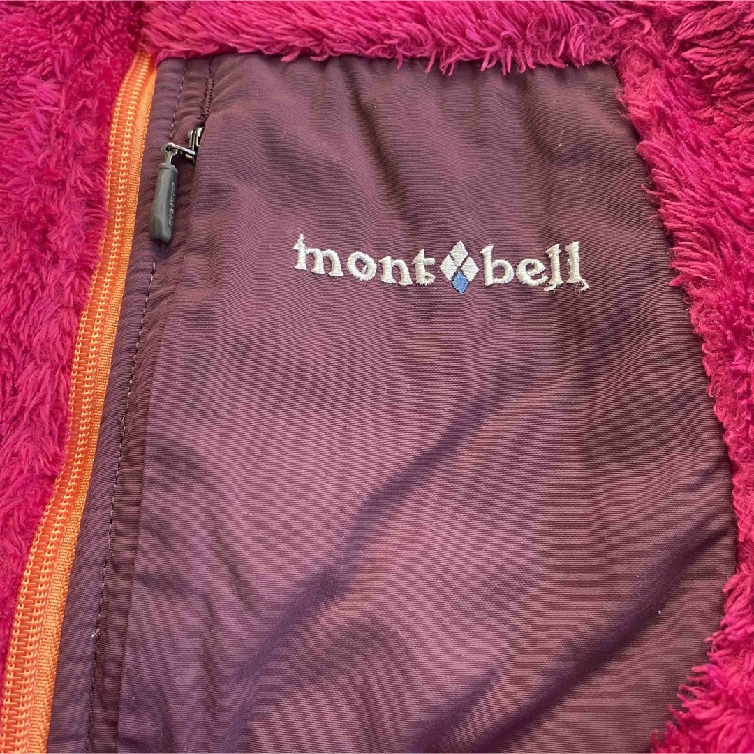 mont bell(モンベル)のモンベル クリマエア フリース アウター ピンク 130 キッズ/ベビー/マタニティのキッズ服女の子用(90cm~)(ジャケット/上着)の商品写真