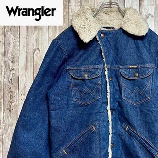 ラングラー(Wrangler)のラングラーデニムジャケット　wrangler Gジャン　裏地ボア(Gジャン/デニムジャケット)