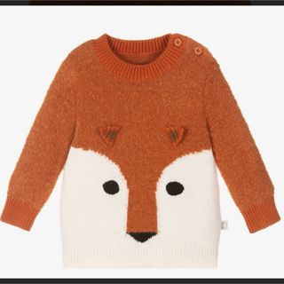 ステラマッカートニー(Stella McCartney)の【新品タグ付】 ステラマッカートニー　キツネ　セーター　ニット　可愛いお顔　刺繍(ニット)