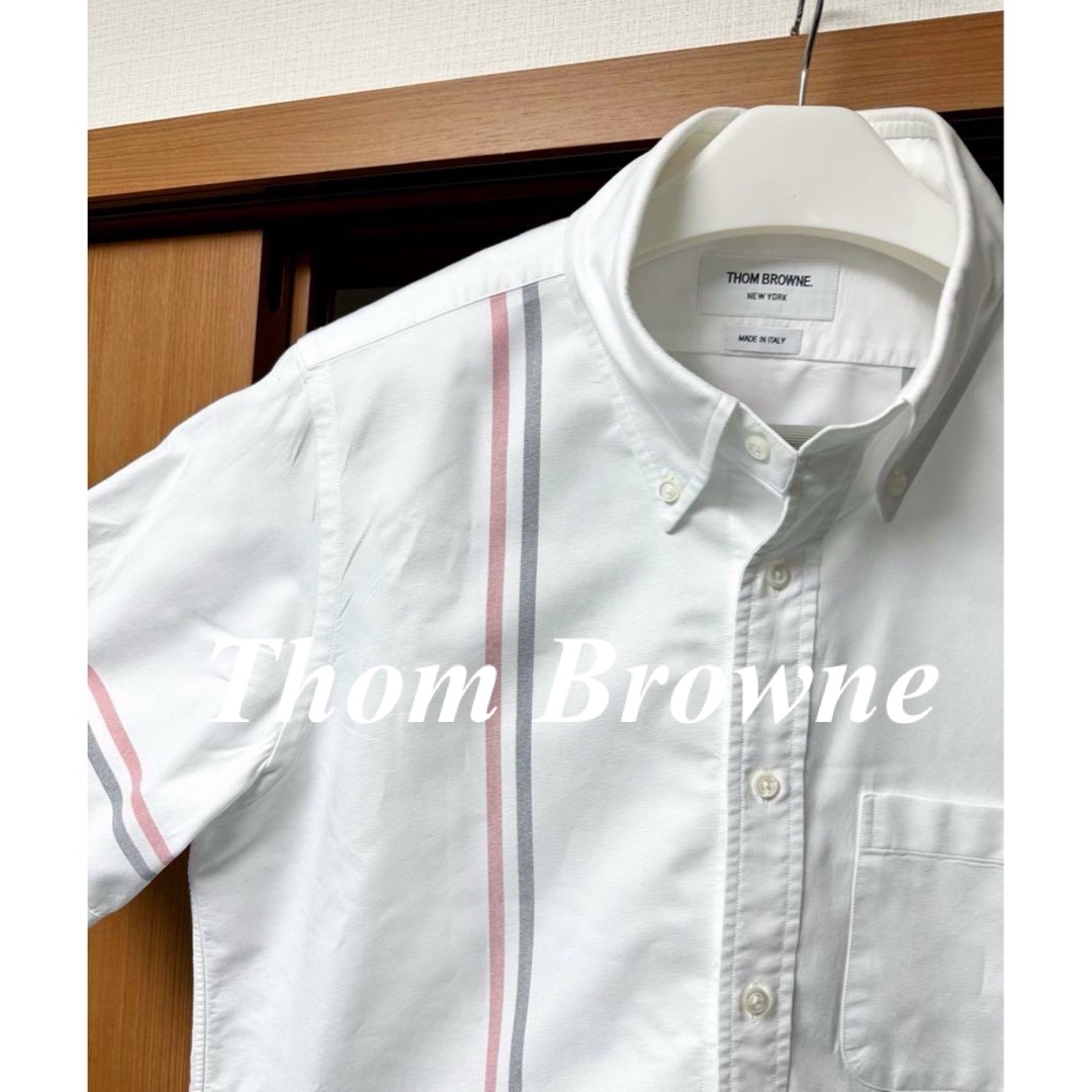 THOM BROWNE トムブラウン  トリコロールシャツ