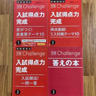 ベネッセ(Benesse)の進研ゼミ中3講座　受験Challenge 入試得点力完成　(語学/参考書)