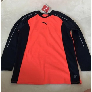 プーマ(PUMA)の新品　プーマ（PUMA） オレンジシャツ メンズ 長袖　サッカー　ユニフォーム(ウェア)