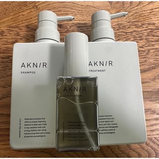 AKNIR アクニー 薬用ヘアシャンプー トリートメント 薬用ヘアスカルプセラム(シャンプー/コンディショナーセット)