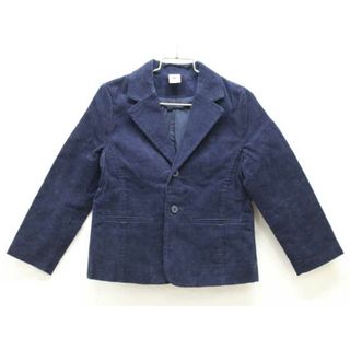 プチバトー(PETIT BATEAU)の■プチバトー/PETIT BATEAU■110cm コーデュロイジャケット 紺【中古】子供 キッズ kids 男の子 秋冬 409032(ジャケット/上着)