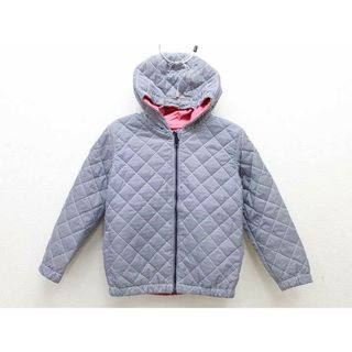 プチバトー(PETIT BATEAU)の■プチバトー/PETIT BATEAU■116cm 中綿ブルゾン/ジャンパー 紺×白×ピンク リバーシブル【中古】子供 キッズ kids 女の子 秋冬 409032(ジャケット/上着)