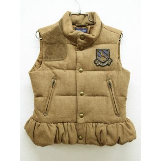 ラルフローレン(Ralph Lauren)の△ラルフローレン/Ralph Lauren△120cm ダウンベスト 茶 ヘリンボーンツイード 【中古】子供服 キッズ kids 女の子 秋冬 409032(ジャケット/上着)