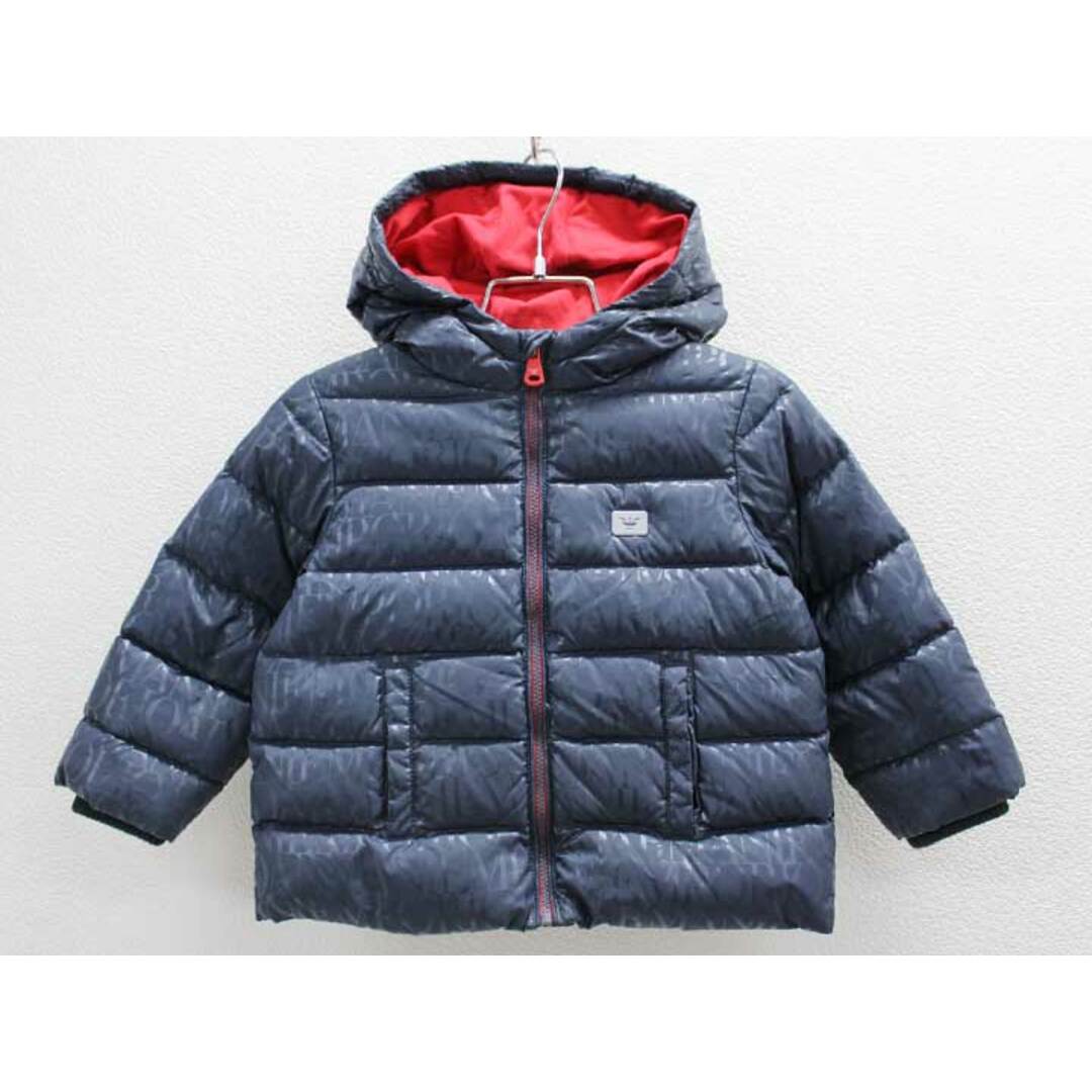 【冬物 新入荷!】◇エンポリオアルマーニ/EMPORIO ARMANI◇118cm ダウンジャケット 赤×濃紺子供服 キッズ kids 男の子 冬 901132ナイロン100％中綿