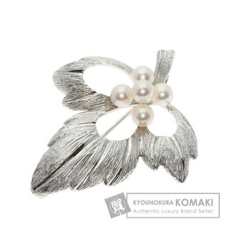 ミキモト(MIKIMOTO)のMIKIMOTO パール 真珠 ブローチ SV レディース(ブローチ/コサージュ)