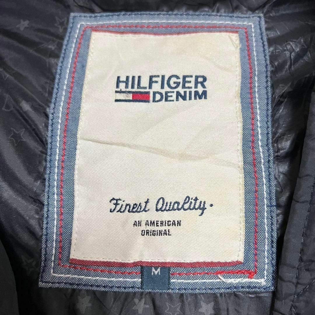 TOMMY HILFIGER(トミーヒルフィガー)のトミーヒルフィガー　レディース　ダウンジャケット　ロゴ　フード取り外し可能 レディースのジャケット/アウター(ダウンジャケット)の商品写真