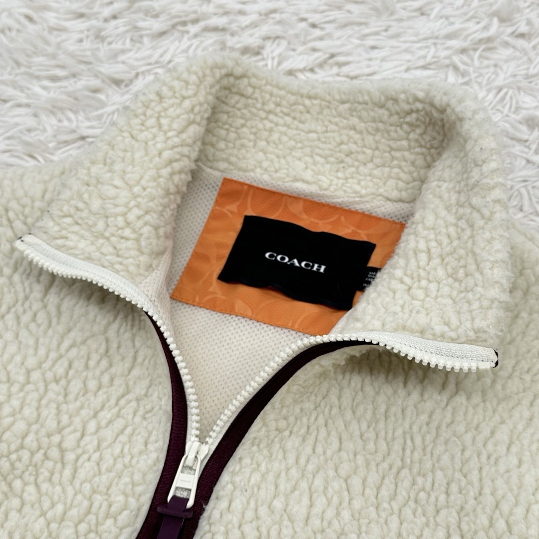 COACH - 【大人気モデル】極美品 COACH コーチ ボアジャケット