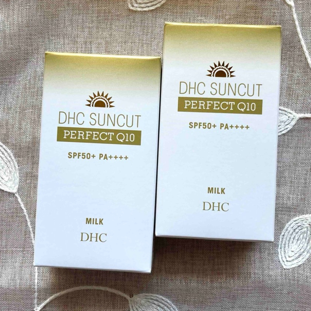 DHC(ディーエイチシー)のDHC  サンカットQ10パーフェクトミルク　50ml×2個セット コスメ/美容のボディケア(日焼け止め/サンオイル)の商品写真