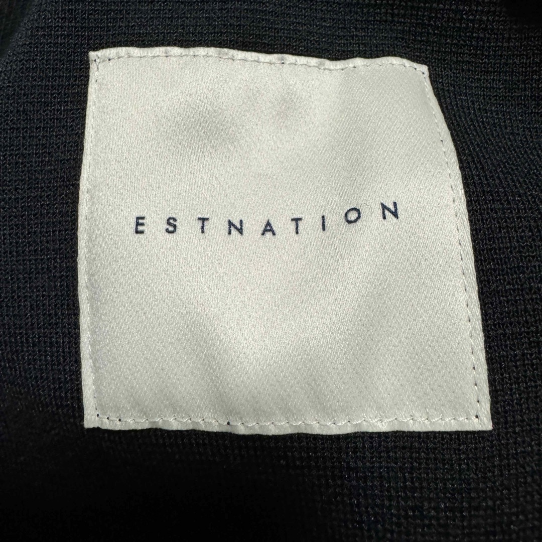 ESTNATION エストネーション ミラノリブCPOジャケット ネイビー L