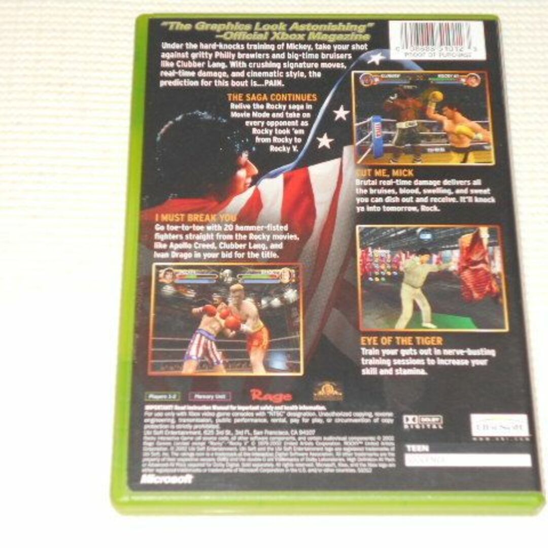 Xbox - xbox☆ROCKY 海外版 北米版☆箱付・説明書付・ソフト付☆動作確認済の通販 by ソフト ショップ☆エコウィーク|エックスボックスならラクマ Xbox - xbox☆ROCKY 海外版 北米版☆箱付・説明書付・ソフト付☆動作確認済の通販 by ソフト ショップ☆エコウィーク|エックスボックスならラクマ