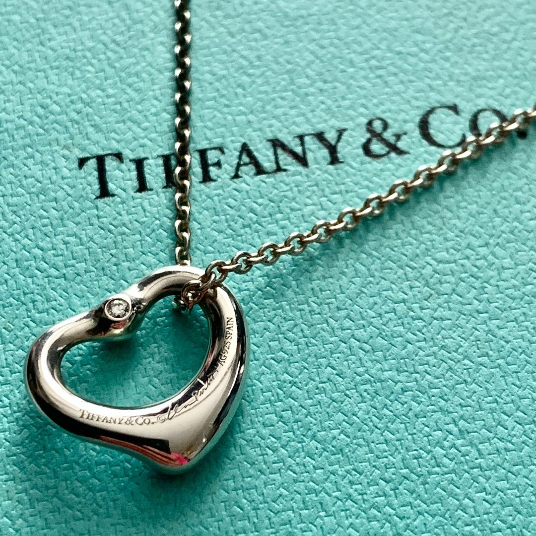 Tiffany & Co. - 極美品!2P ダイヤモンド!ティファニー ミニオープン