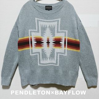 ペンドルトン(PENDLETON)の【PENDLETON】BAYFLOW別注 チーフジョセフ柄 クルーネック ニット(ニット/セーター)