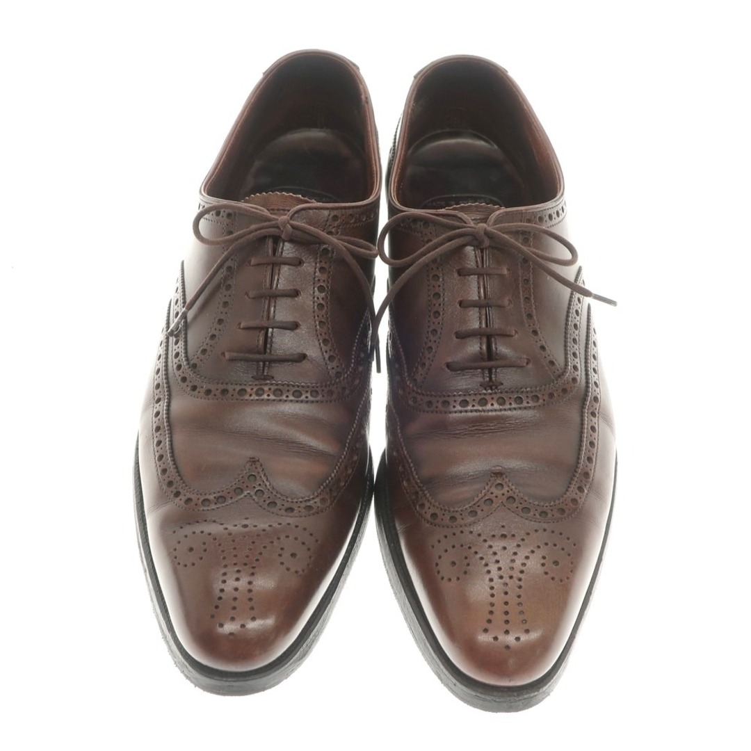 Crockett&Jones(クロケットアンドジョーンズ)の【中古】クロケットアンドジョーンズ CROCKETT&JONES ハンドグレード MERCER ウイングチップ ドレスシューズ ブラウン【サイズ7 1/2 D】【メンズ】 メンズの靴/シューズ(ドレス/ビジネス)の商品写真